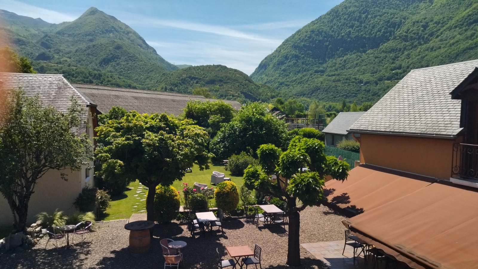 Terrasse de l'hôtel